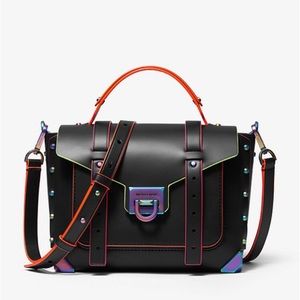 Michael 💕Kors Manhattan Oil Slick MEDIUM Satchel